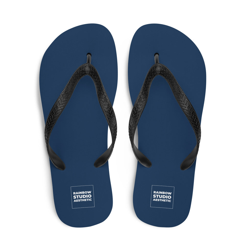 In the Navy Rainbow Brand Flip-Flops