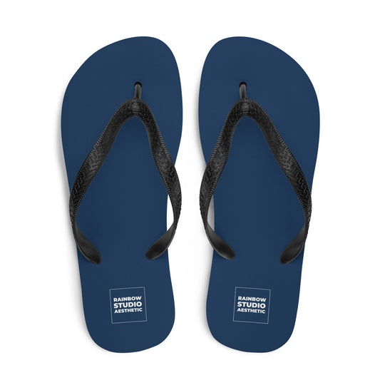 In the Navy Rainbow Brand Flip-Flops