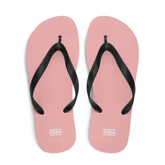 Pink Petal Rainbow Brand Flip-Flops