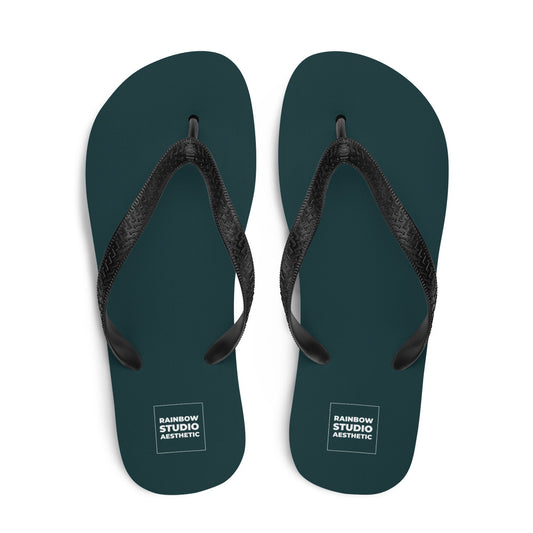 Sea Green Rainbow Brand Flip-Flops