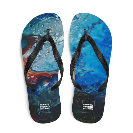 Gold Tooth Rainbow Brand Flip-Flops