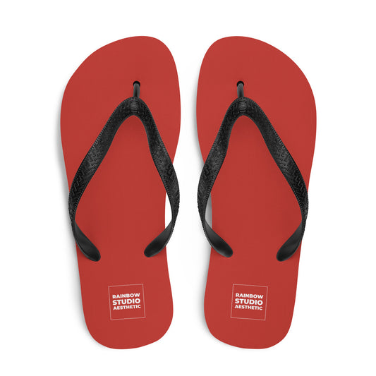 Cherry Red Rainbow Brand Flip-Flops