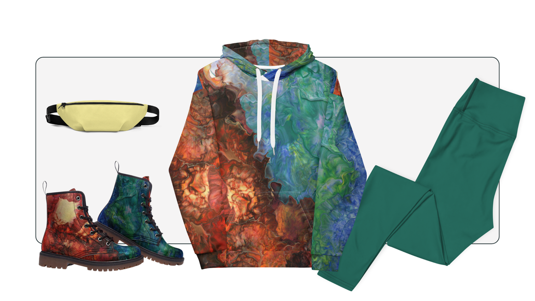 The 3-3-3 Rule for Clothing – Rainbow Style in Aura Splash