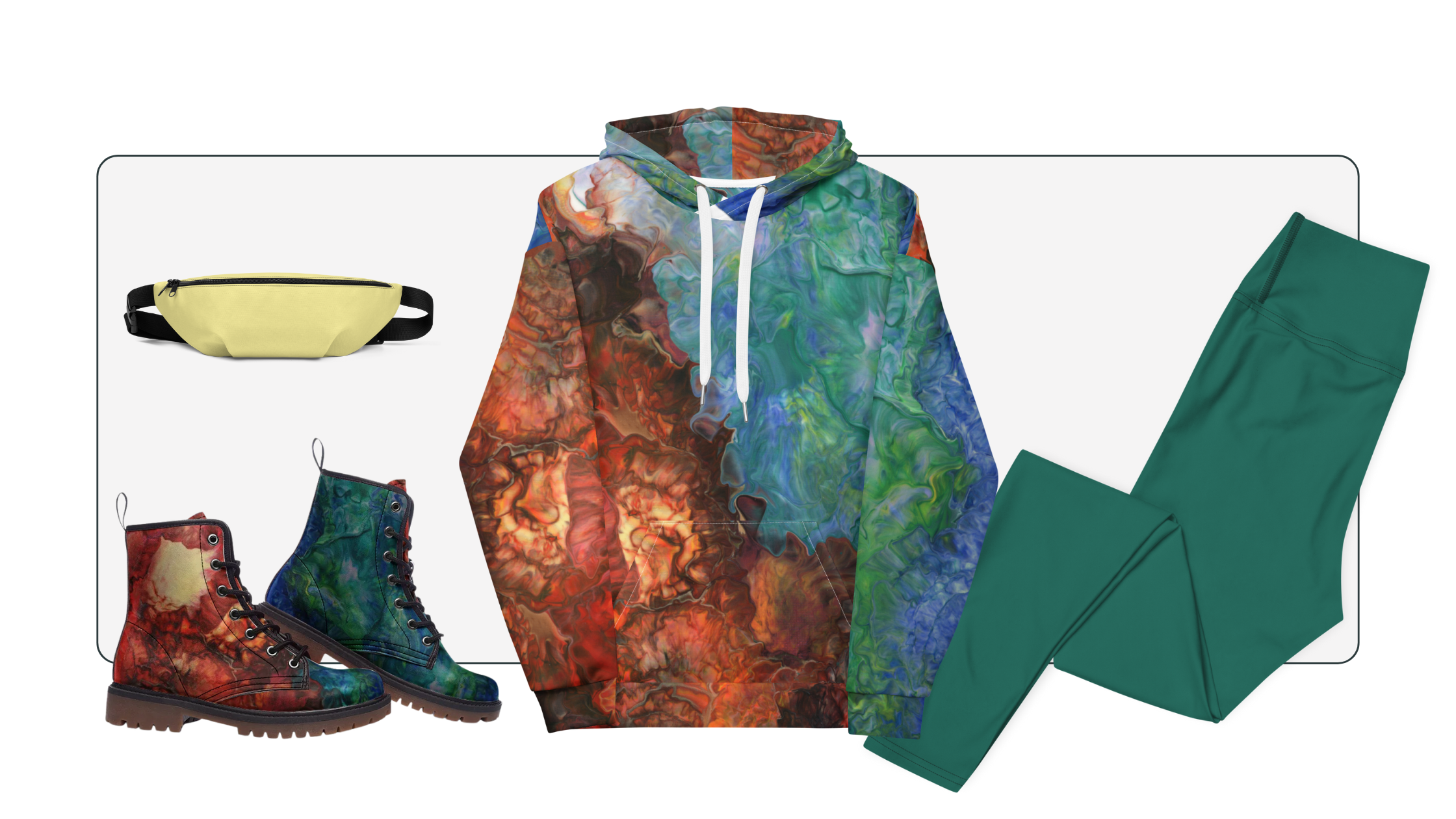 The 3-3-3 Rule for Clothing – Rainbow Style in Aura Splash