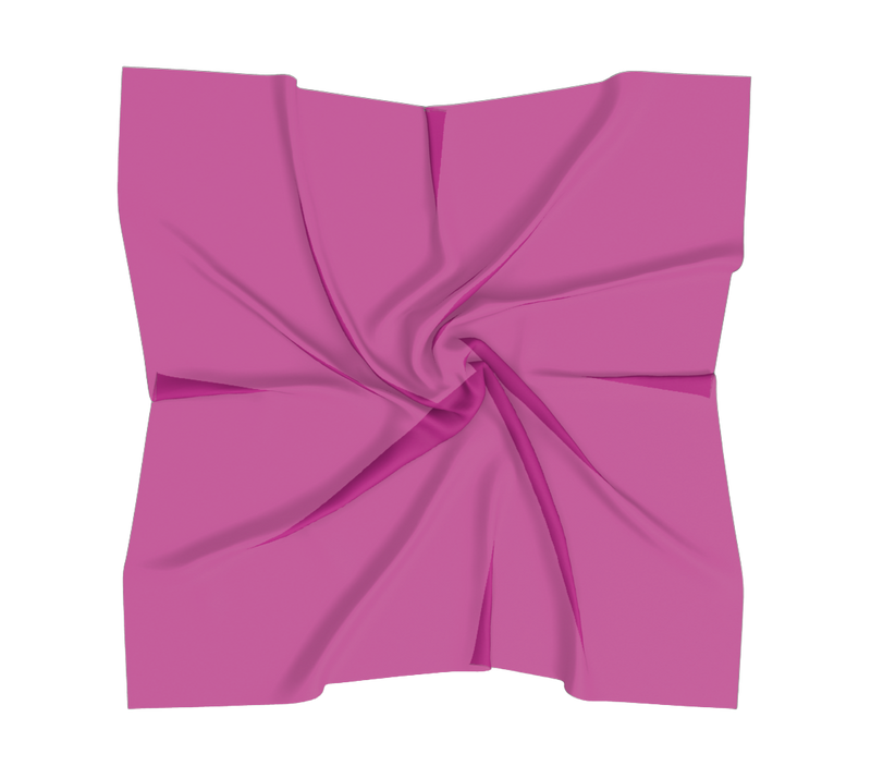 bright pink luxury silk scarf