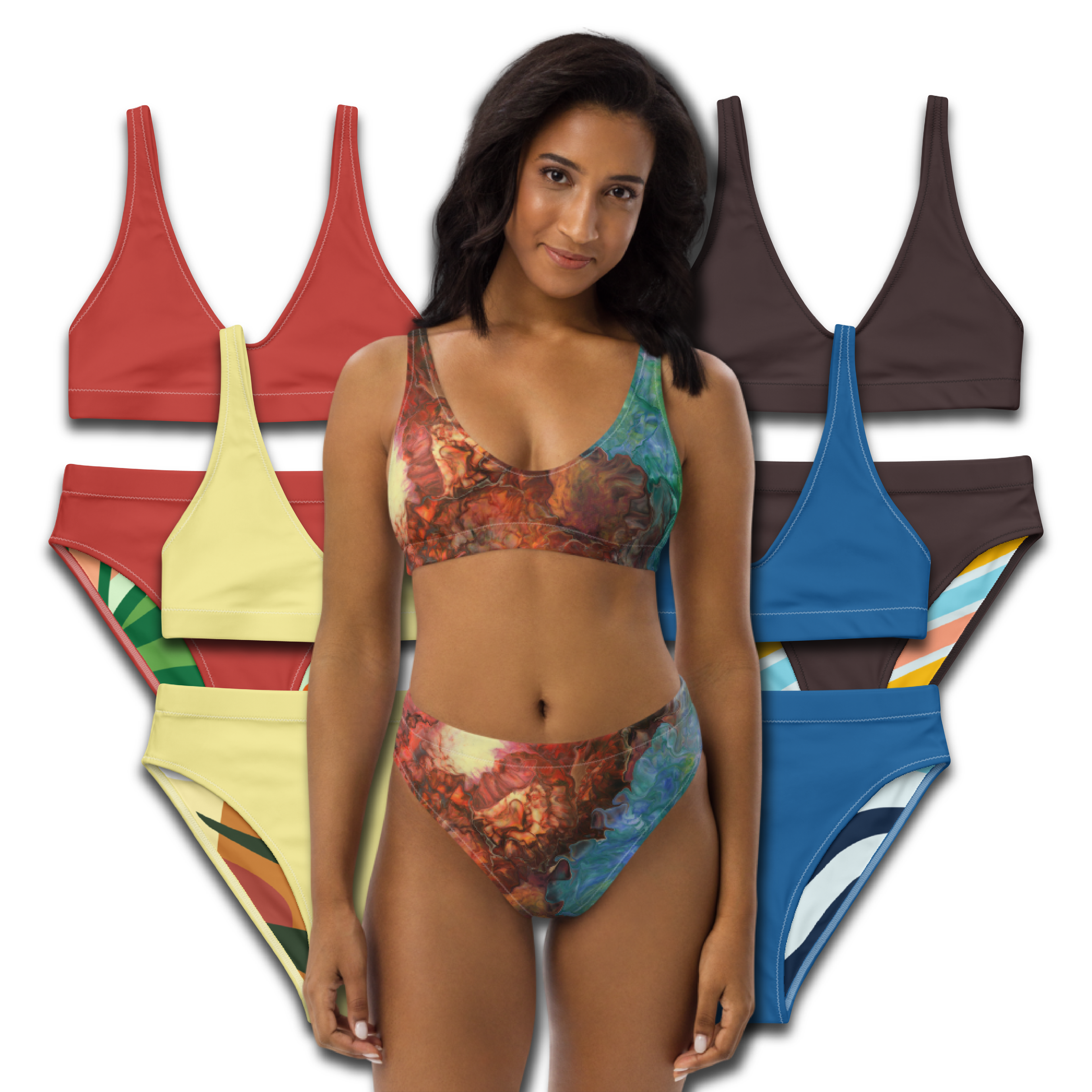 Recycled High-Waisted Bikini