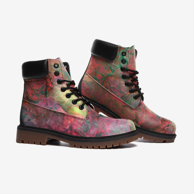 Vegan Suede Statement Boots