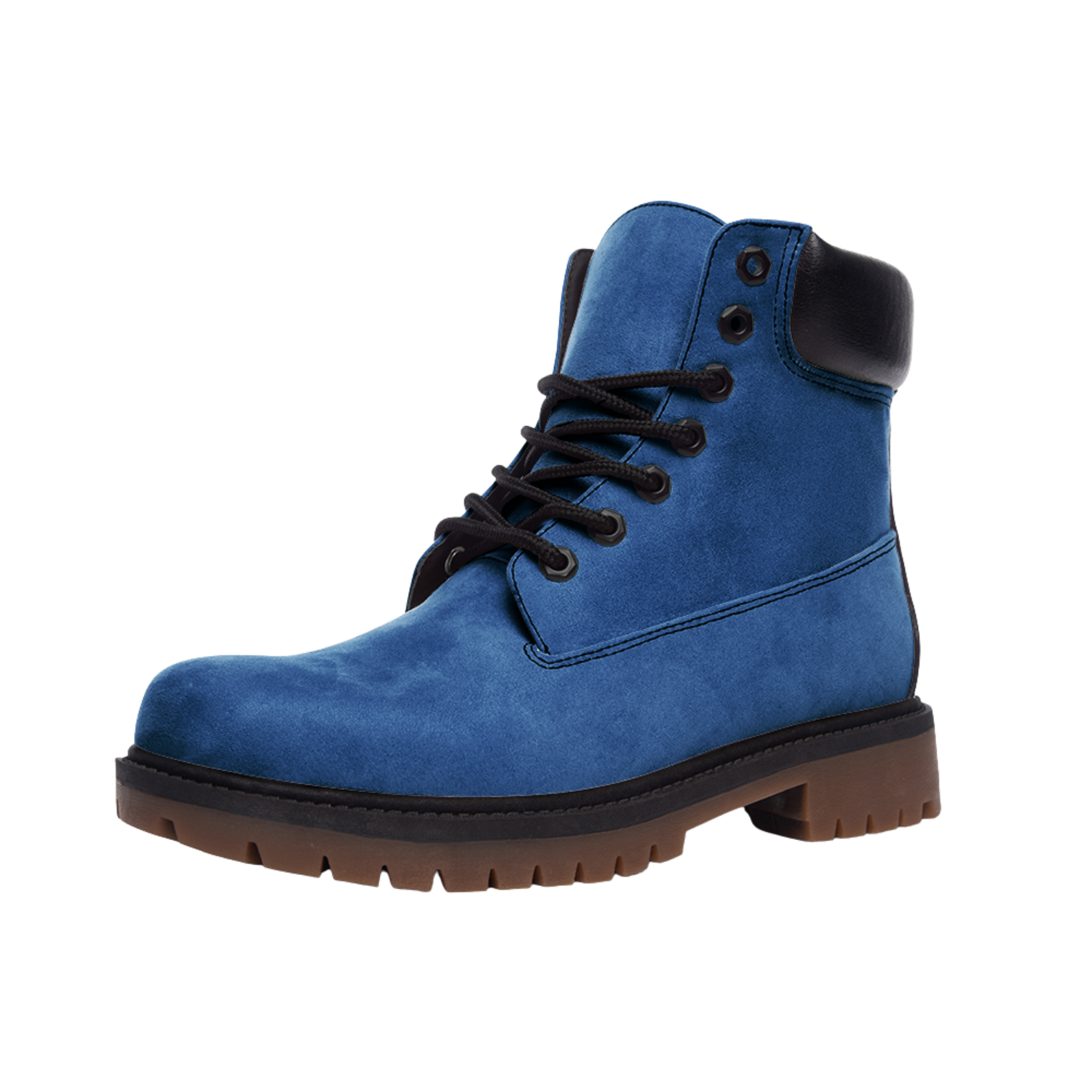 colourful cute combat boots light blue