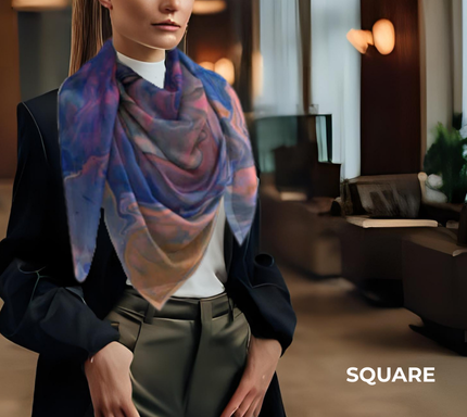 Goth Kitten Splash Scarf