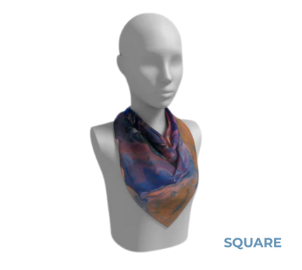 Goth Kitten Splash Scarf