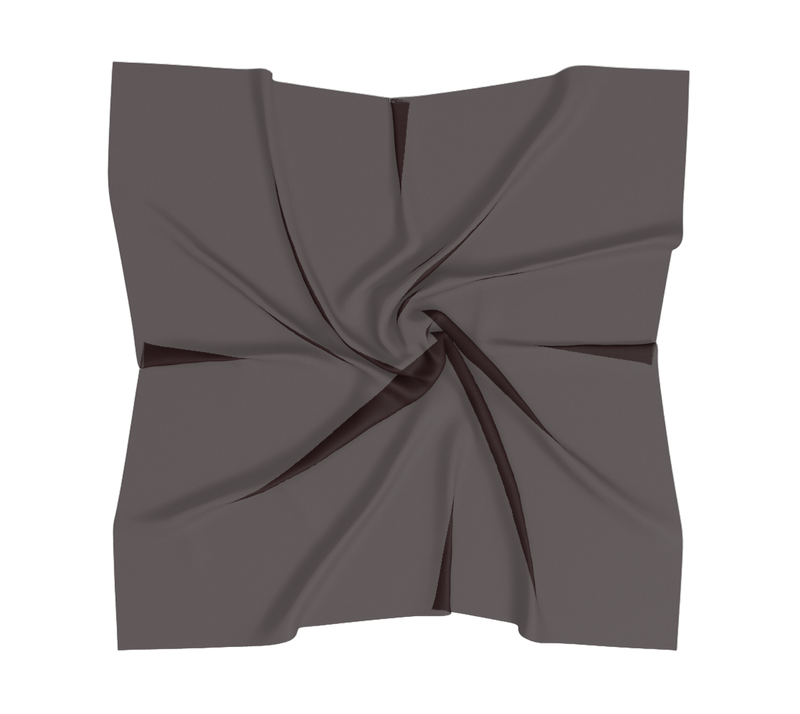 Square Solid Colour Luxury Silk Scarf