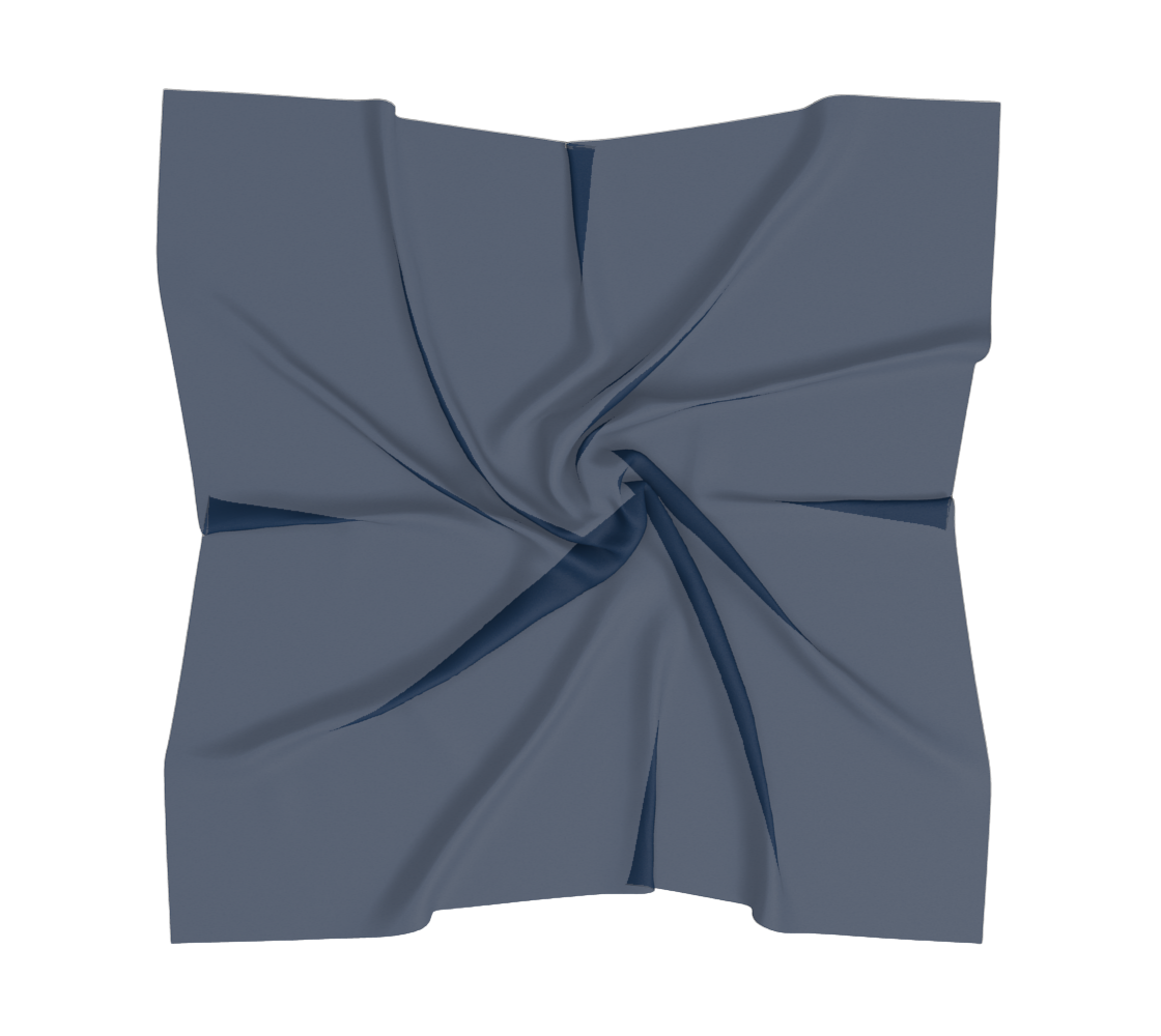 Square Solid Colour Luxury Silk Scarf