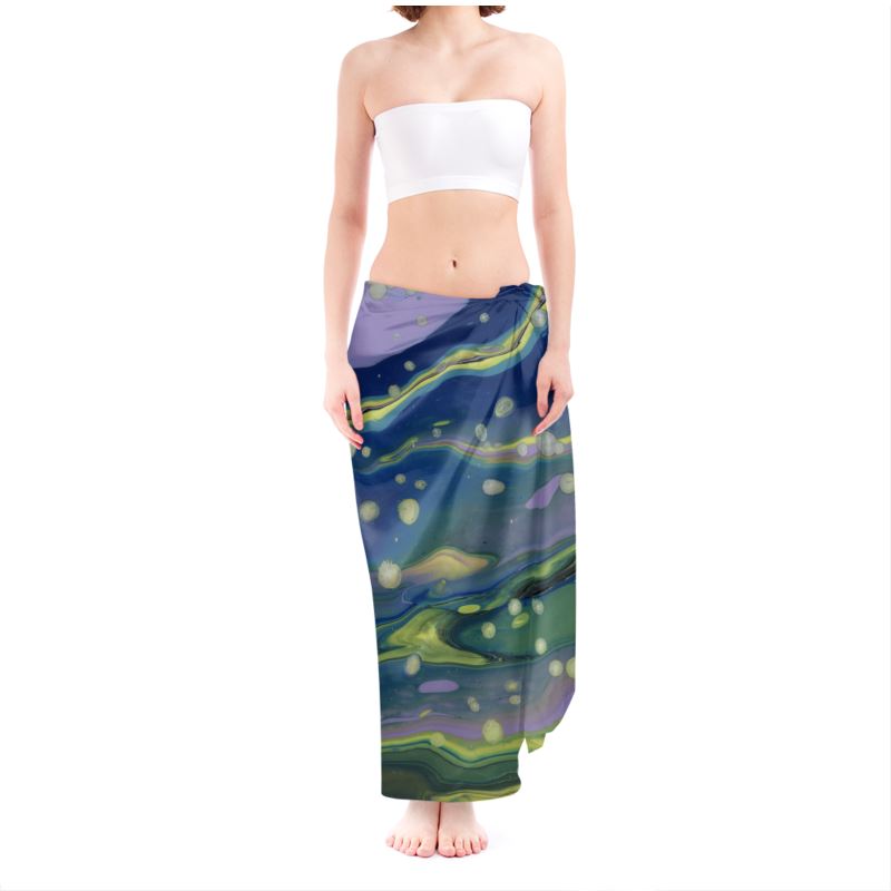 Zebra Stripe Beach Sarong