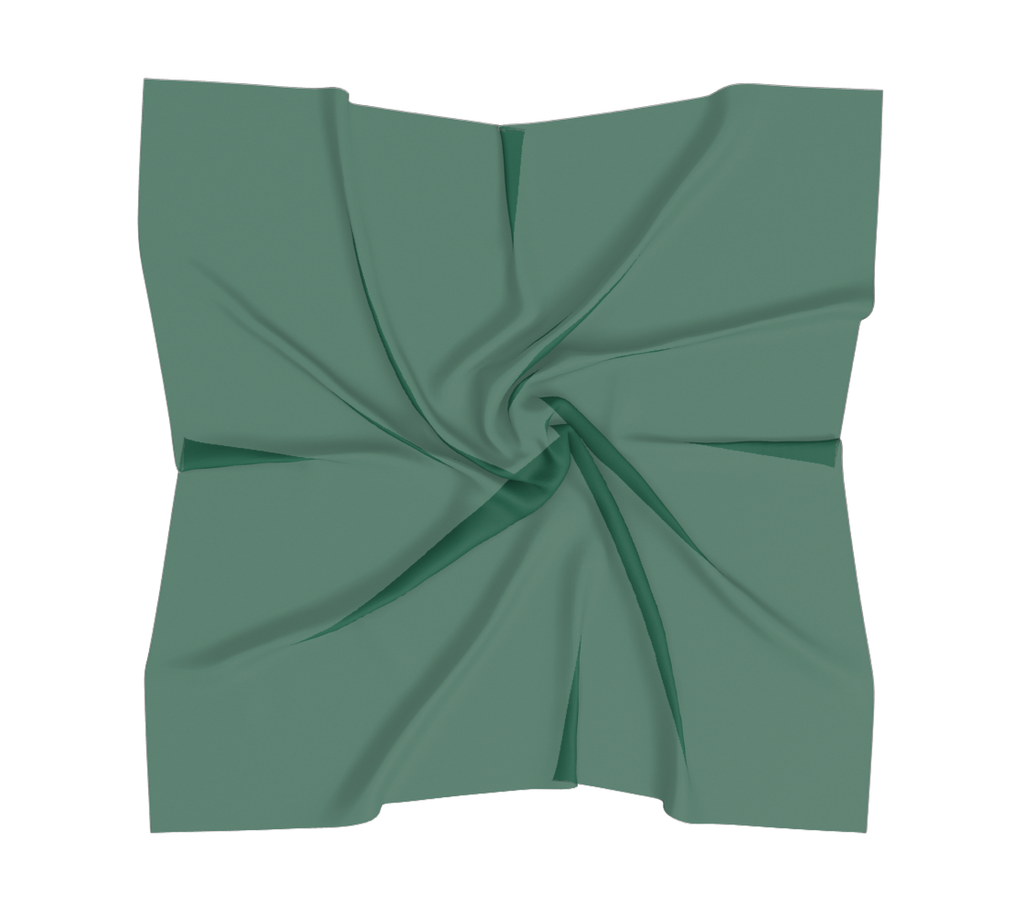 Bright Green Luxury Silk Scarf