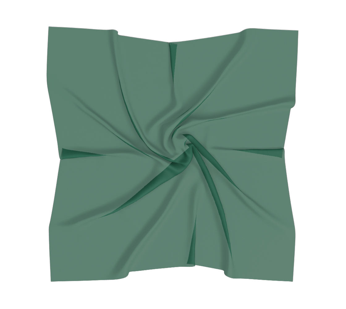 Square Solid Colour Luxury Silk Scarf