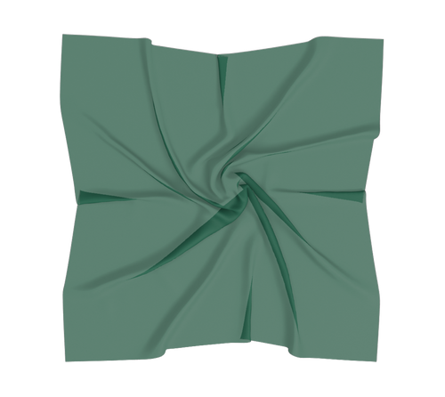 Luxury Silk Scarves rainbow luxury silk scarf green