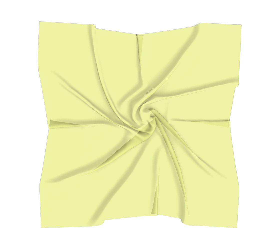 Square Solid Colour Luxury Silk Scarf