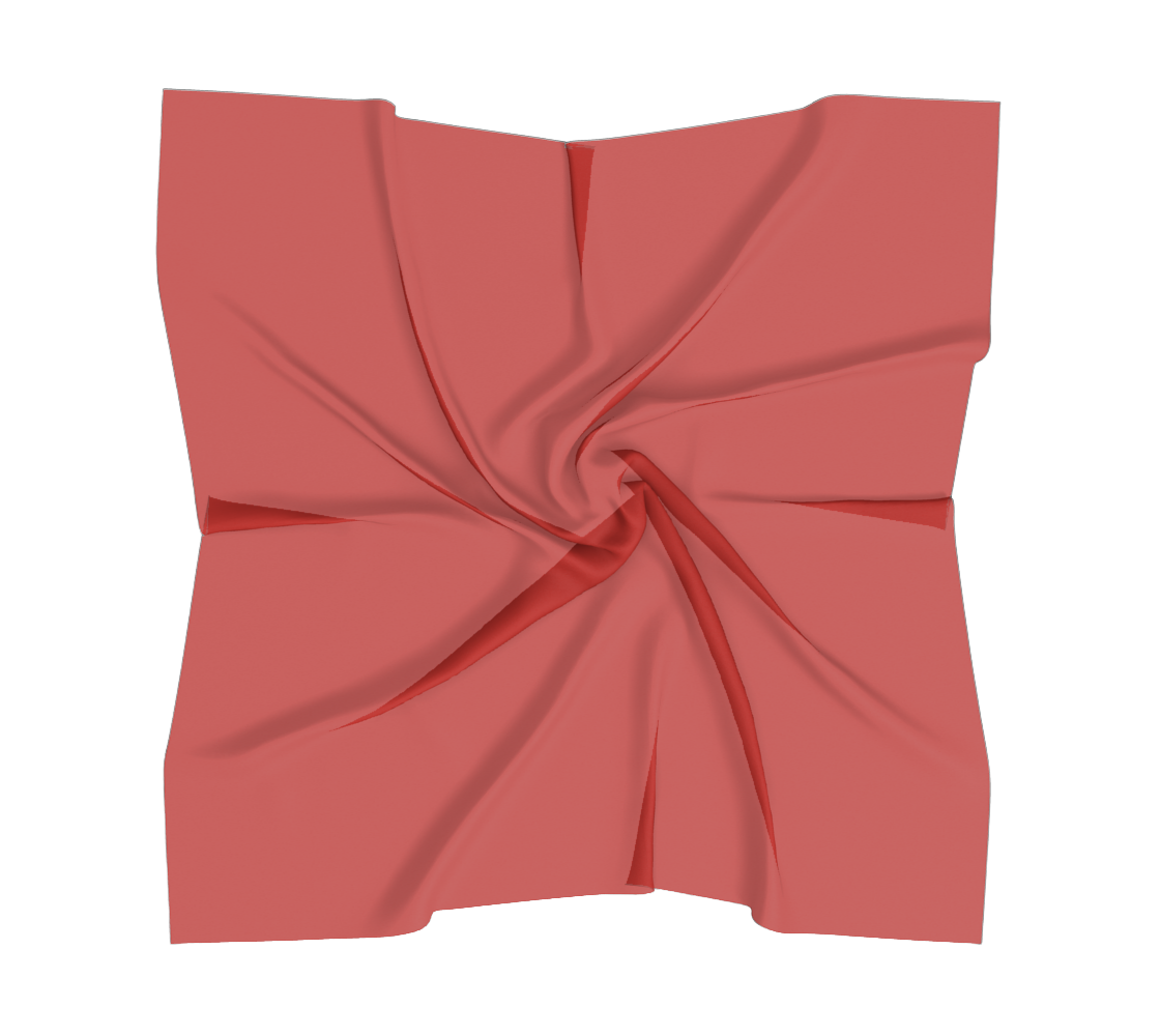 Square Solid Colour Luxury Silk Scarf