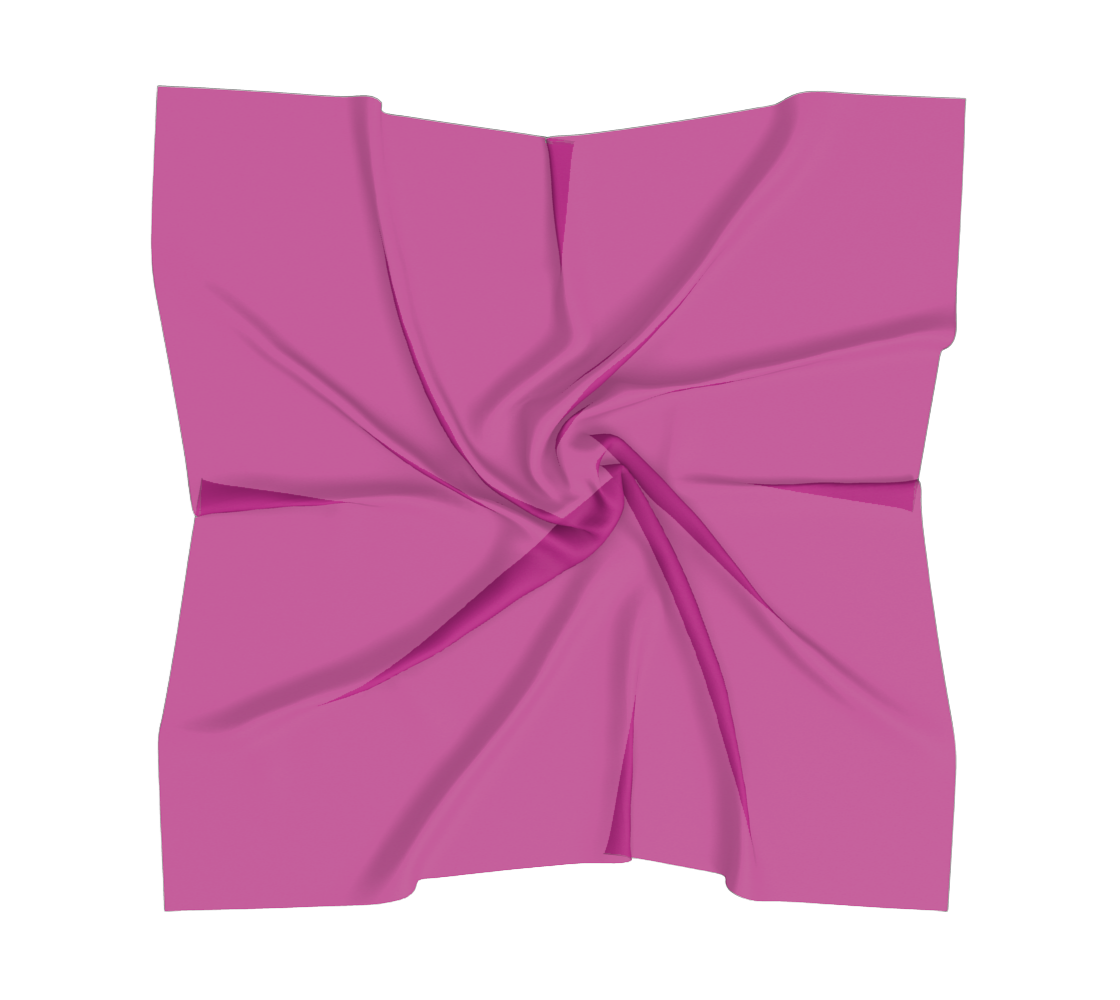 Square Solid Colour Luxury Silk Scarf