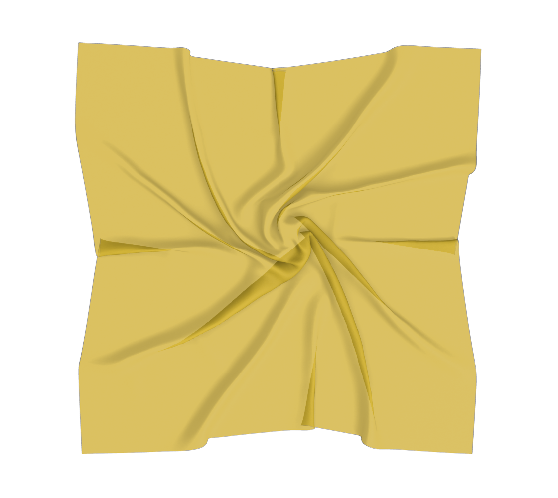 Square Solid Colour Luxury Silk Scarf