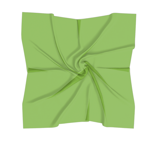 Green Grass Luxury Silk Scarf