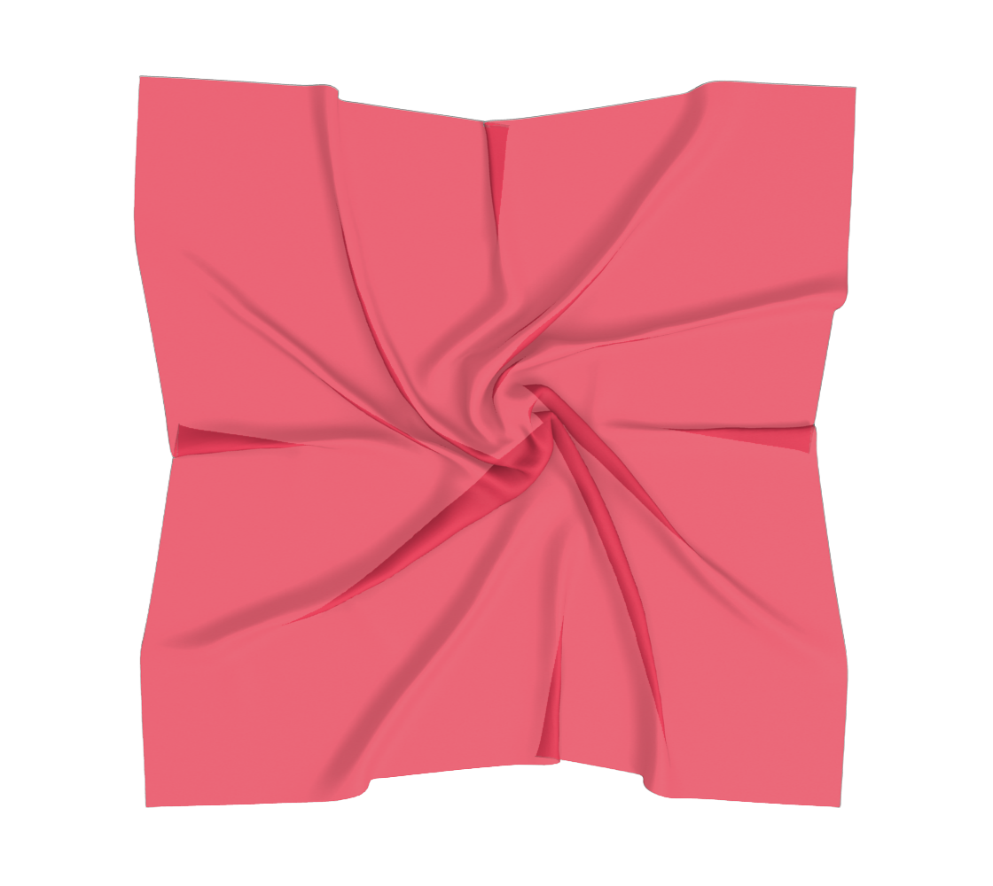 Square Solid Colour Luxury Silk Scarf