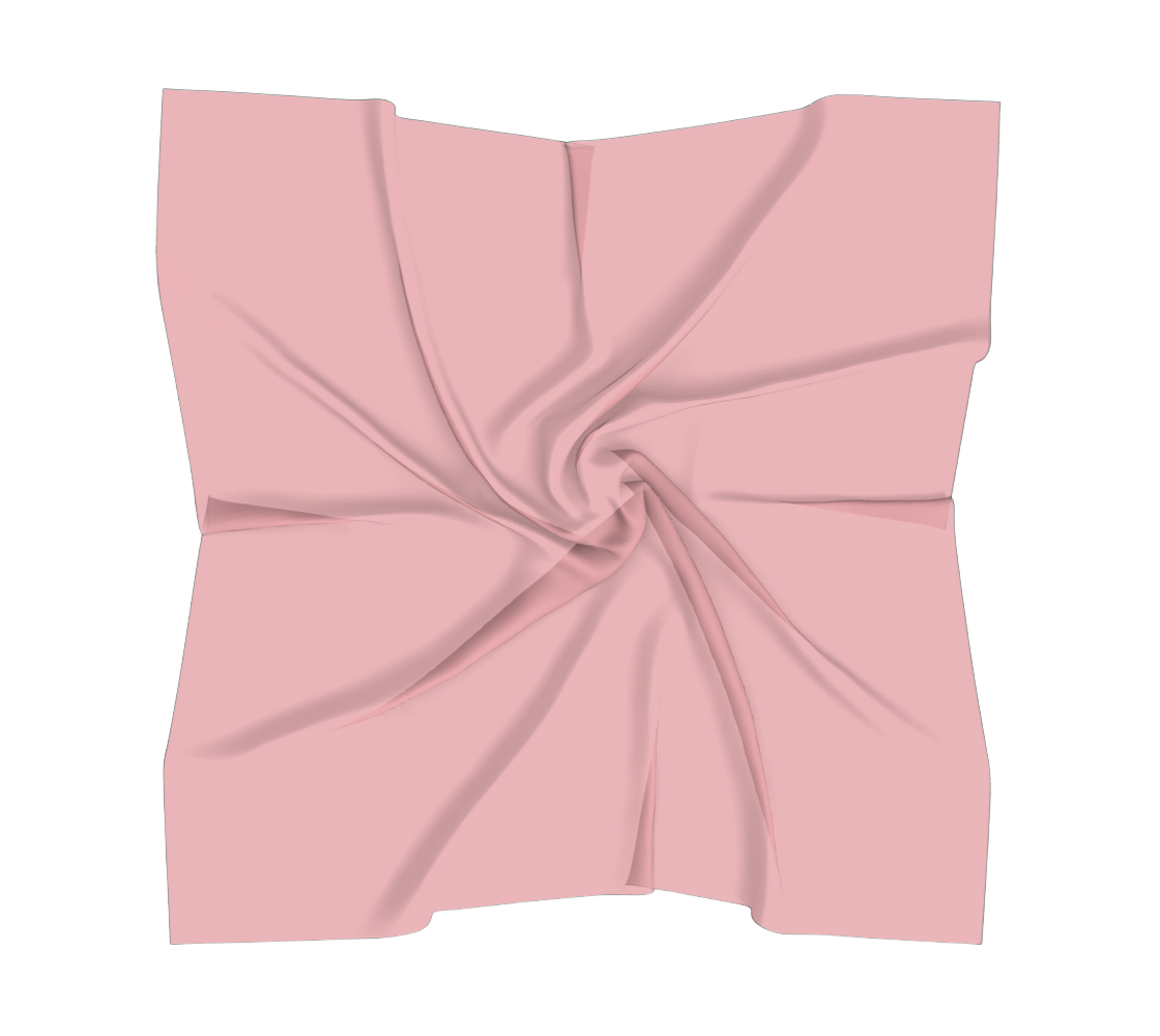 Square Solid Colour Luxury Silk Scarf