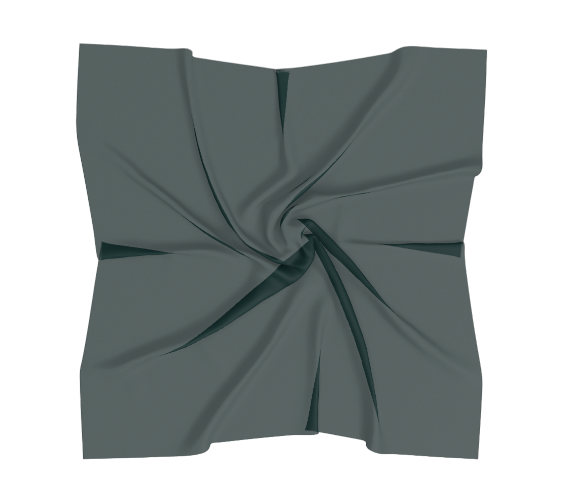 Square Solid Colour Luxury Silk Scarf