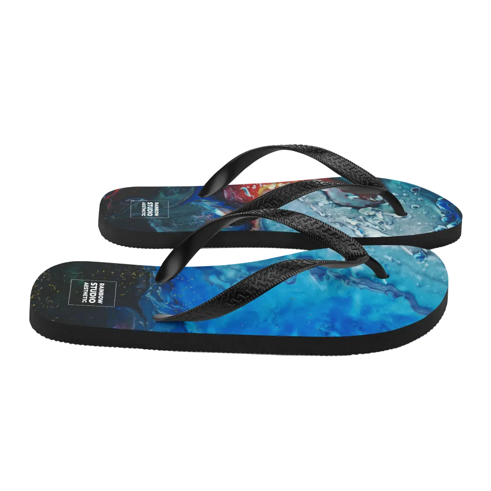 Gold Tooth Rainbow Brand Flip-Flops