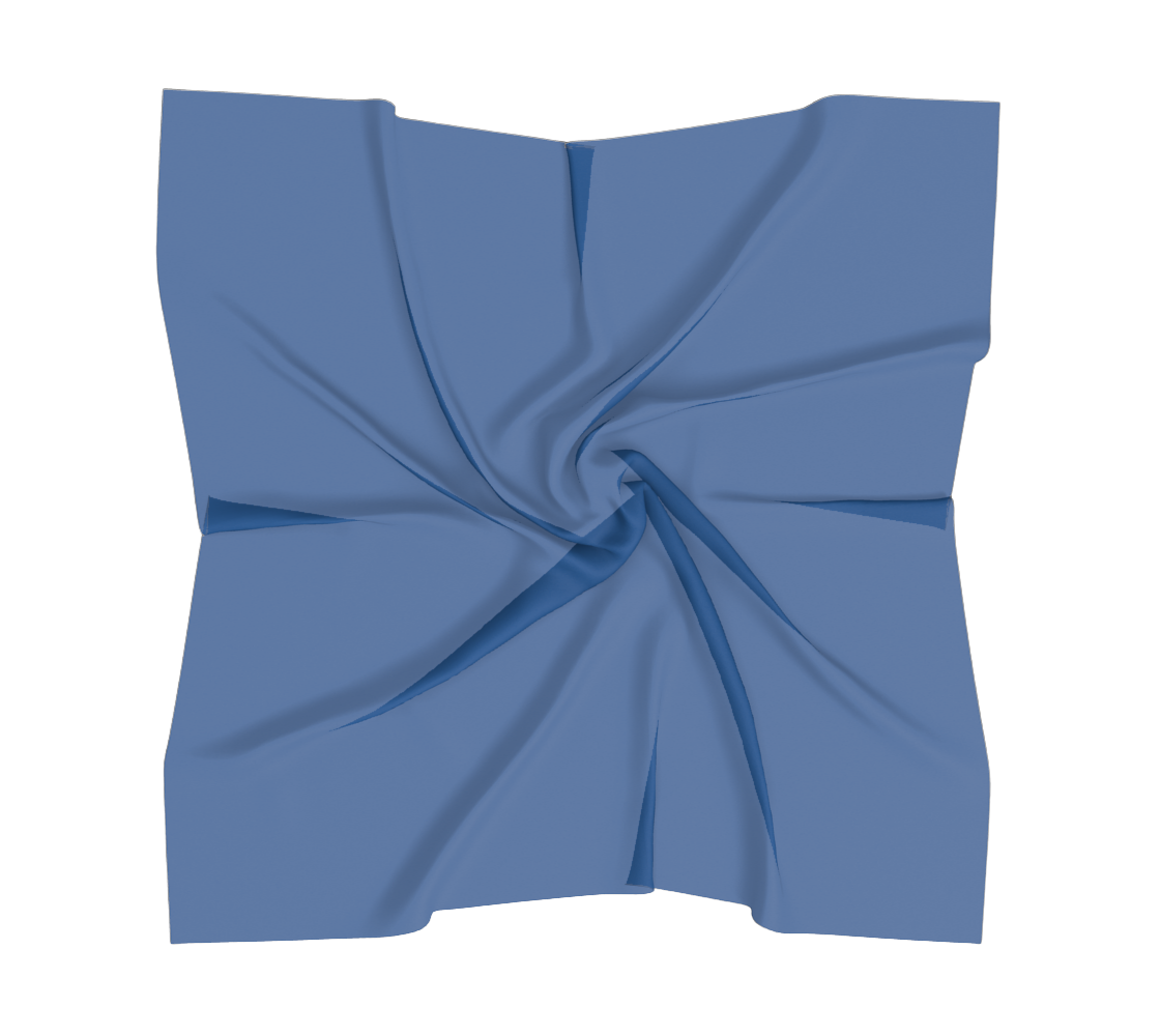 Square Solid Colour Luxury Silk Scarf