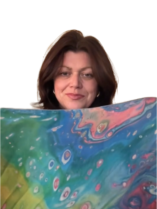 Luxury Silk Scarf in silk habotai