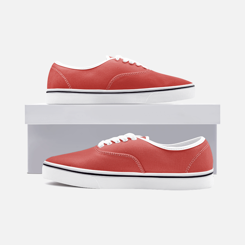 Cherry Red Unisex Canvas Loafer