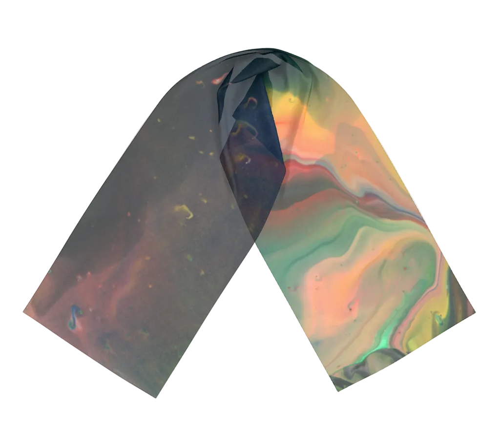 Jazzy Jewels Long Silk Head Scarf