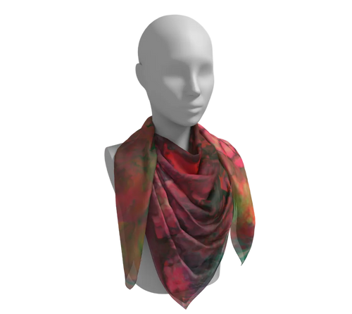 Luxury Silk Scarves rainbow luxury silk scarf bright cameron