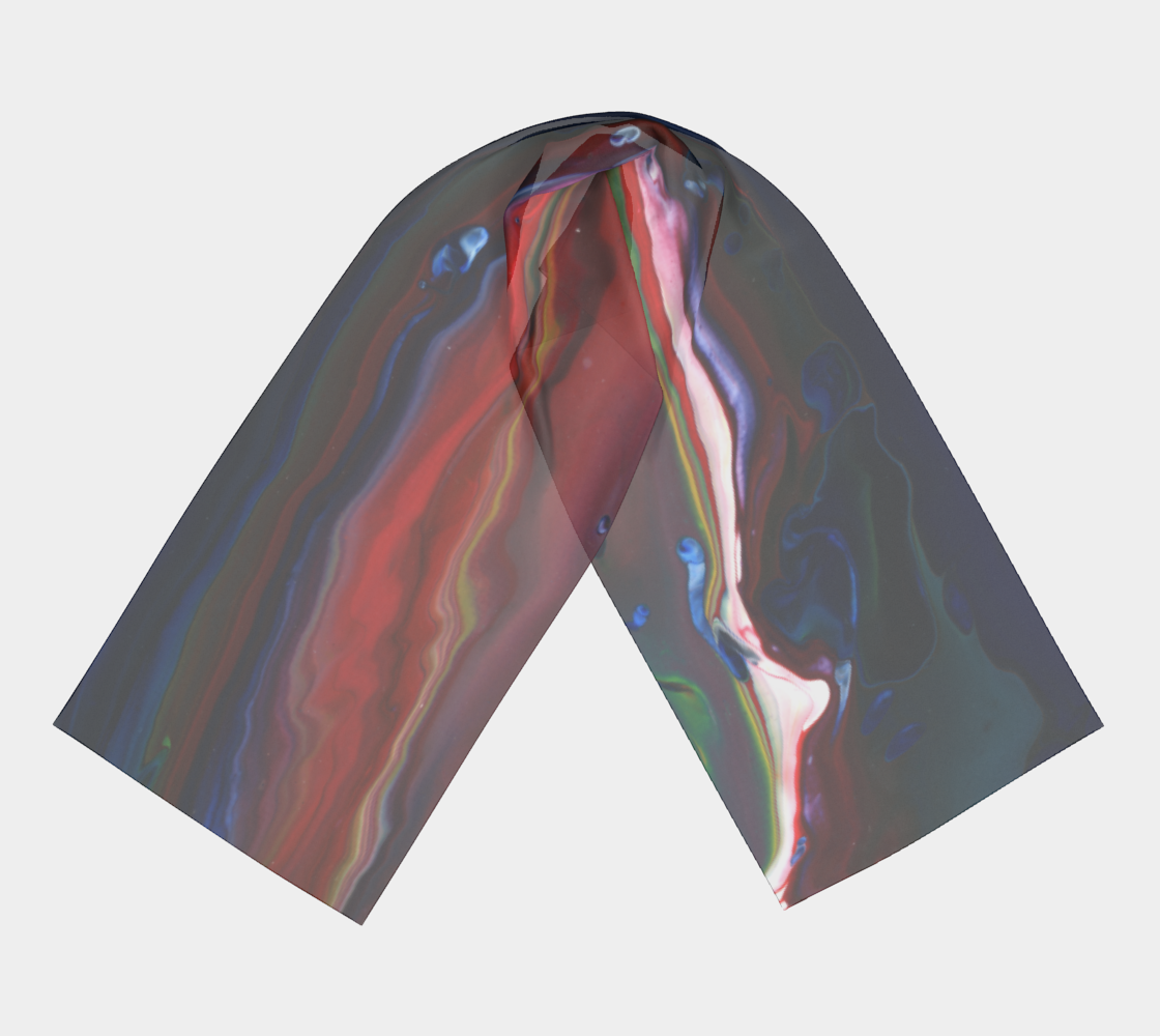 Northern Light Long Scarf Wave