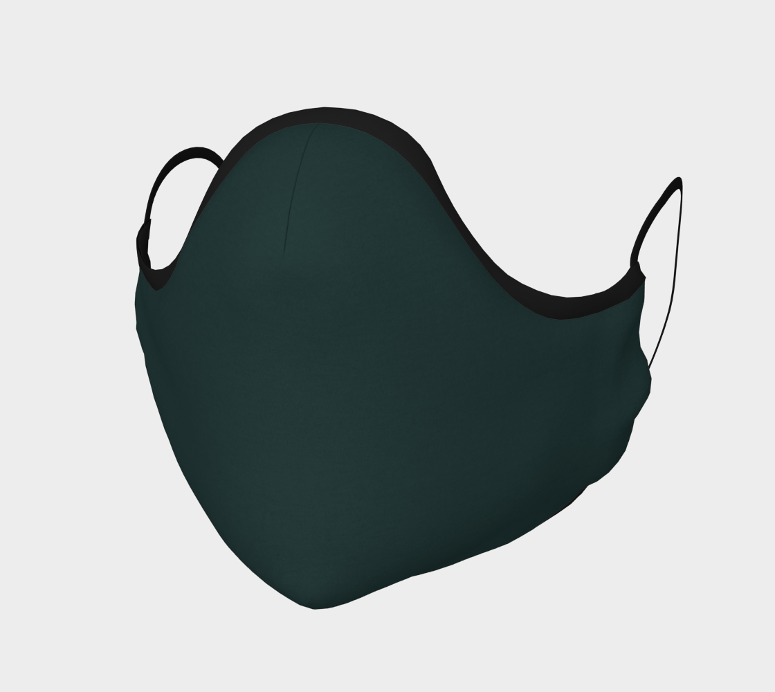 Sea Green 2-Layer Face Mask