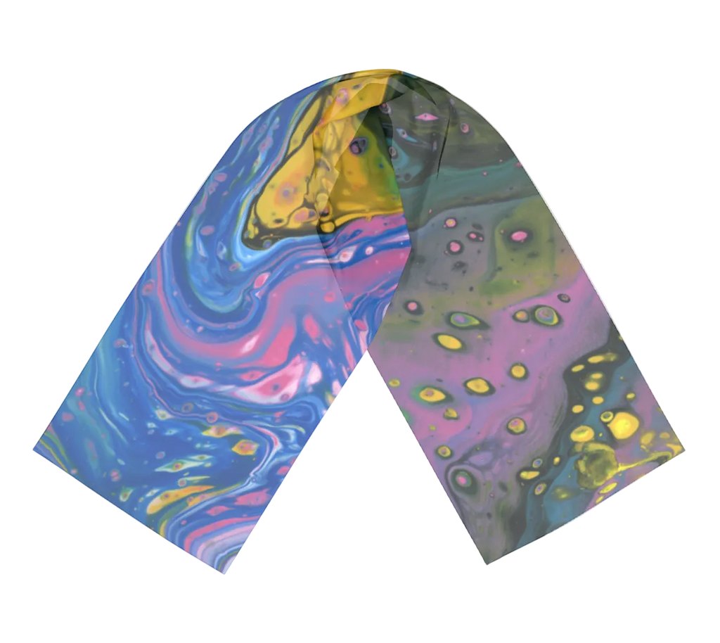 Groovy, Baby 2 Long Silk Head Scarf