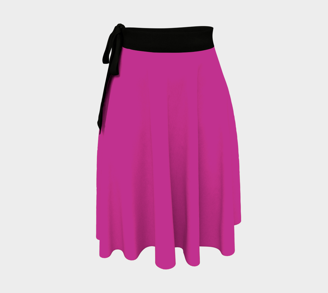 Fabulous Fuchsia Wrap Skirt