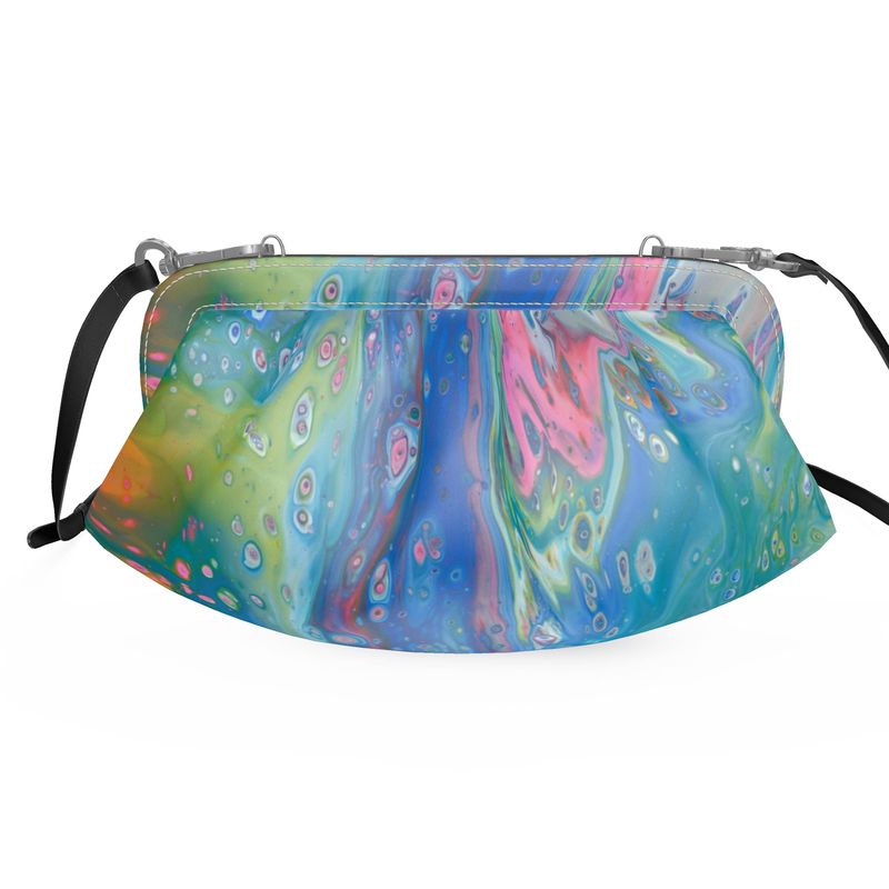 Tropical Breeze Pleated Soft Clutch