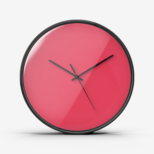 My Hibiscus Numberless Silent Wall Clock