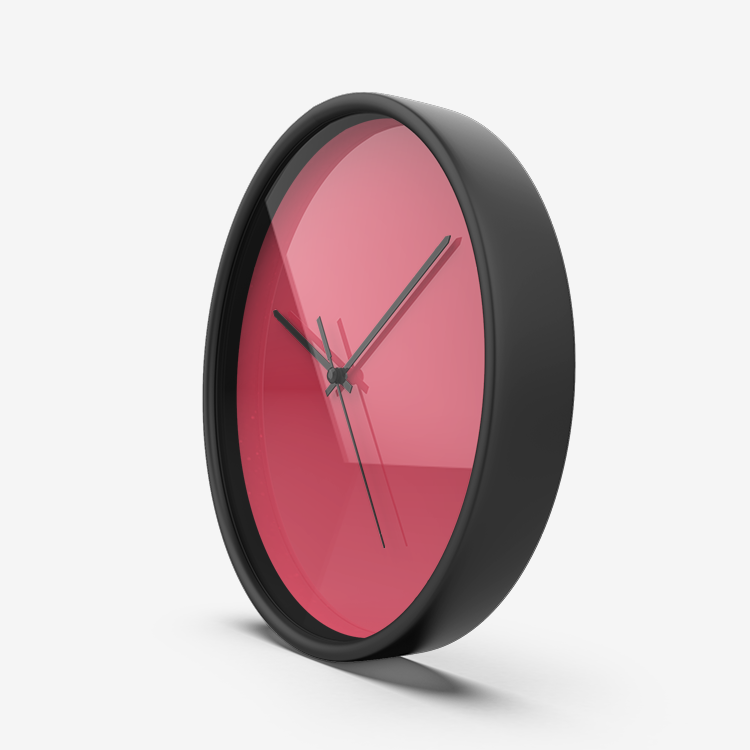 My Hibiscus Numberless Silent Wall Clock
