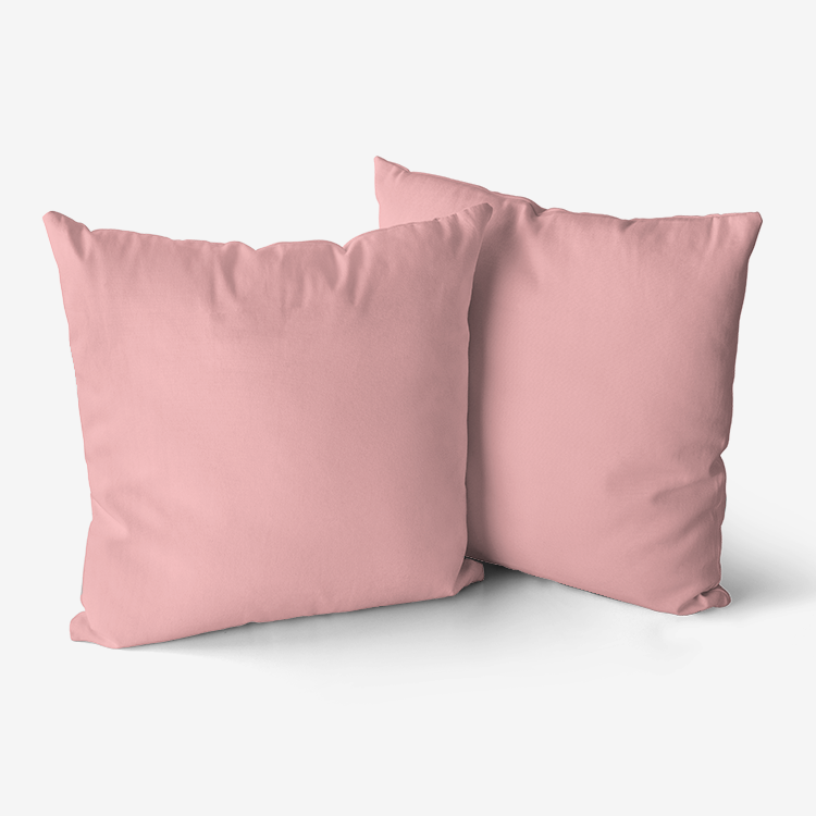 Pink Petal Hypoallergenic Throw Pillow