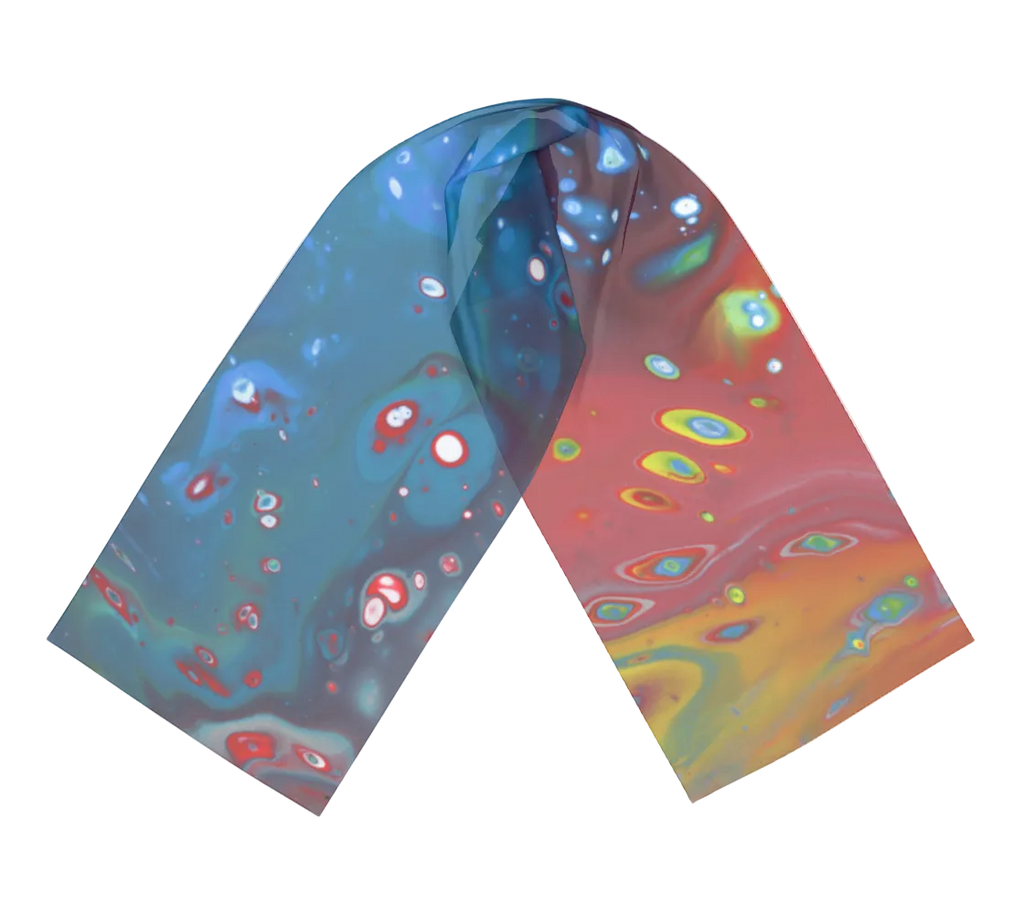 Primary Days of our Lives Long Silk Head Scarf