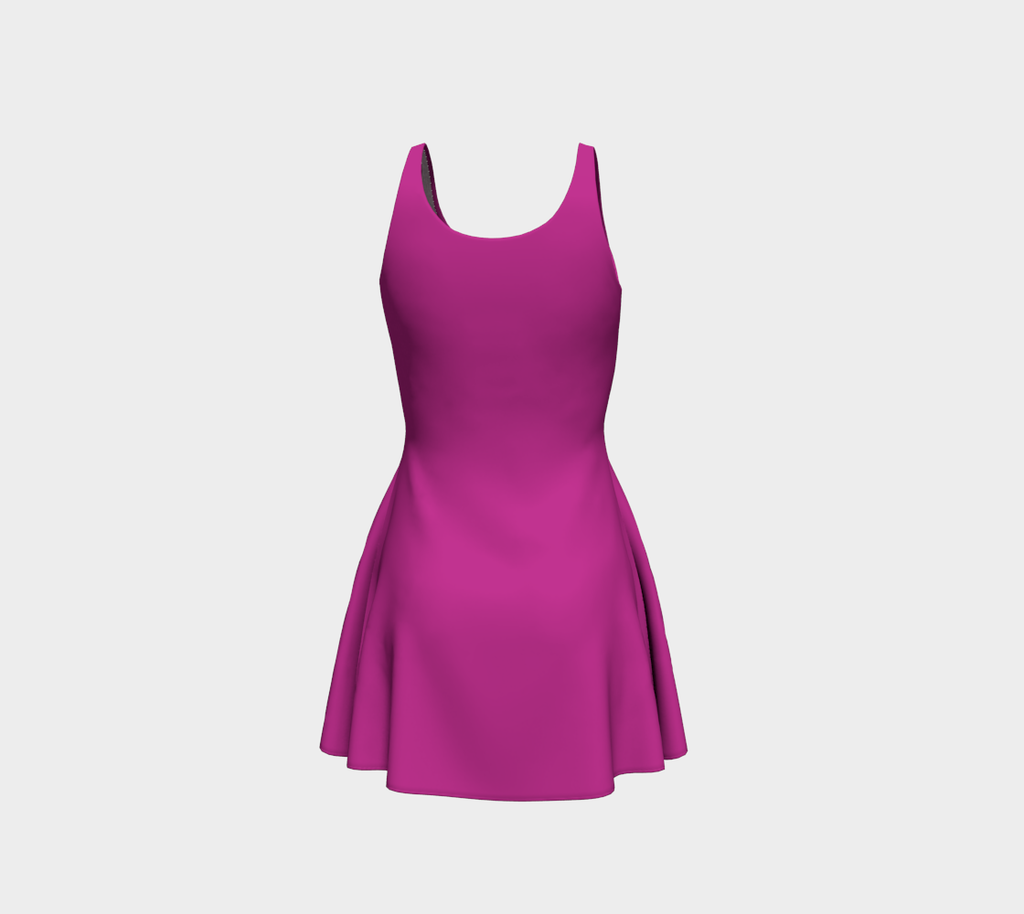 Fabulous Fuchsia Flare Dress