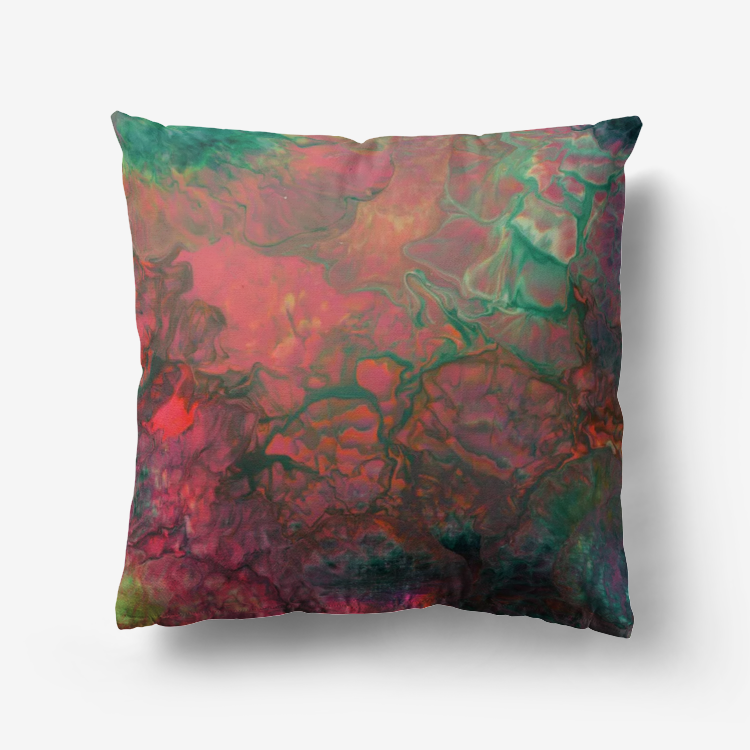 Bright Cameron Dark Green Home Goods Premium Hypoallergenic Throw Pillow