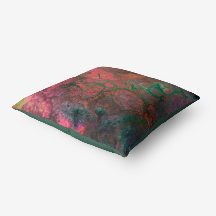 Bright Cameron Dark Green Home Goods Premium Hypoallergenic Throw Pillow