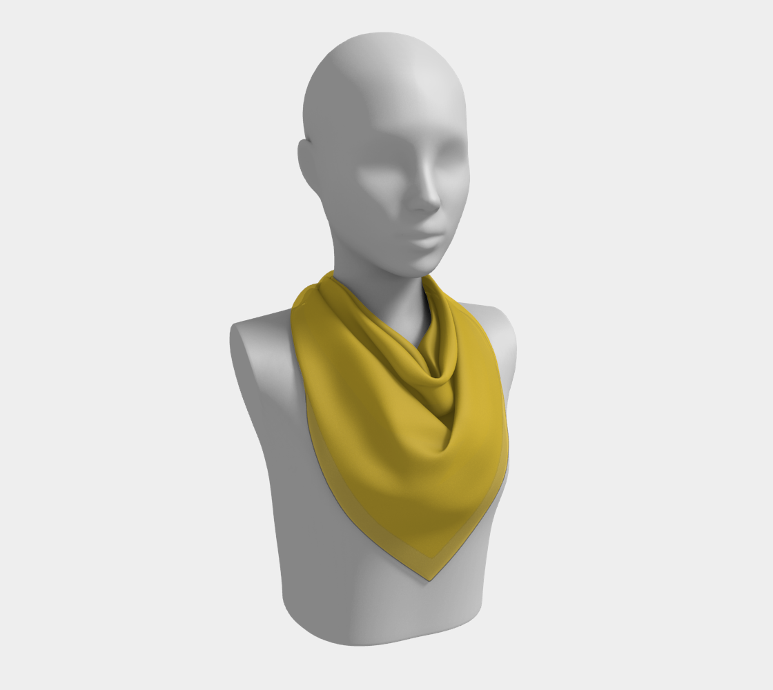 Gold Tooth Square Scarf