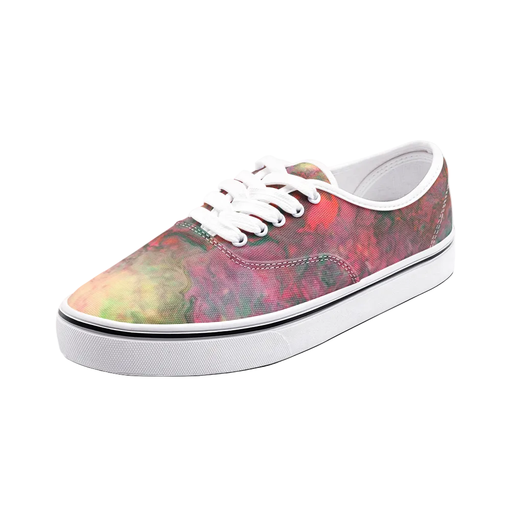 colourful canvas loafer and colourful footwear