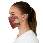 Aura Splash Fire Fabric Face Mask