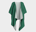 Bright Green Draped Kimono